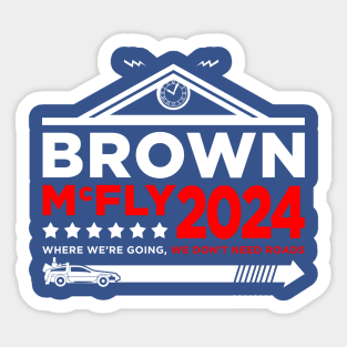 Brown/McFly 2024 Sticker